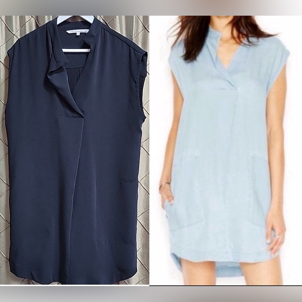 EUC- Rachel Rachel Roy ‘Harper’ Cap Sleeve Shift Dress in BLACK.